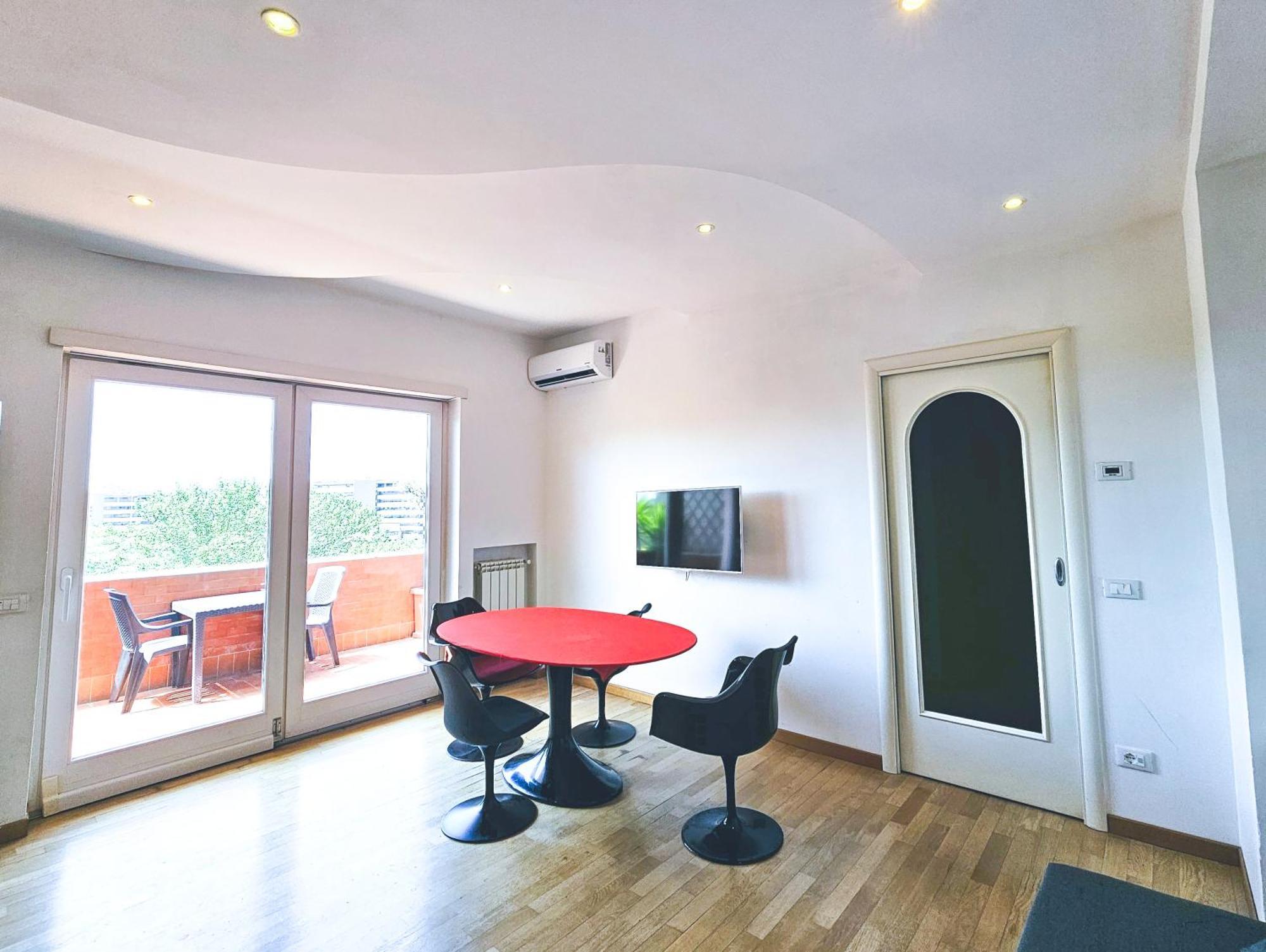 Modern Penthouse Apartment Roma Exterior foto