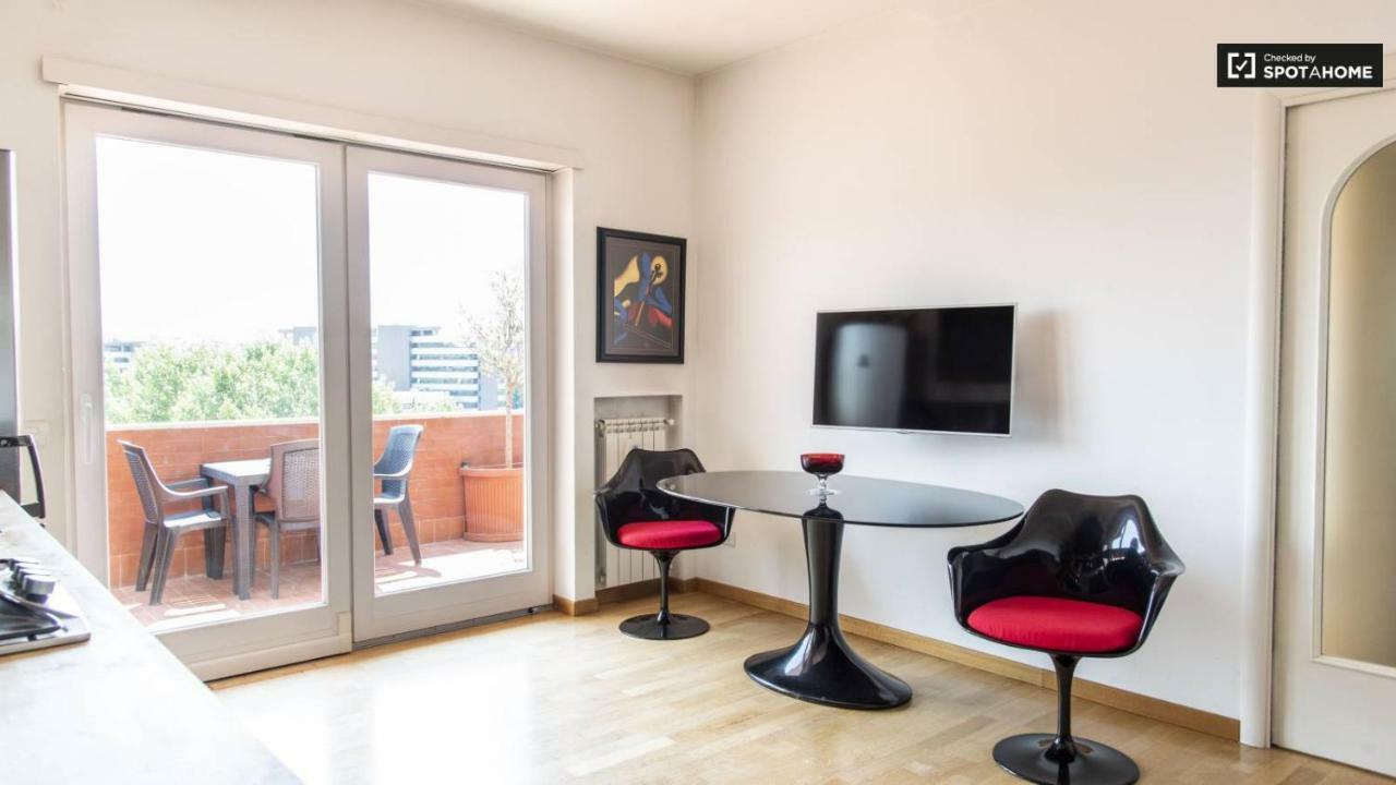 Modern Penthouse Apartment Roma Exterior foto