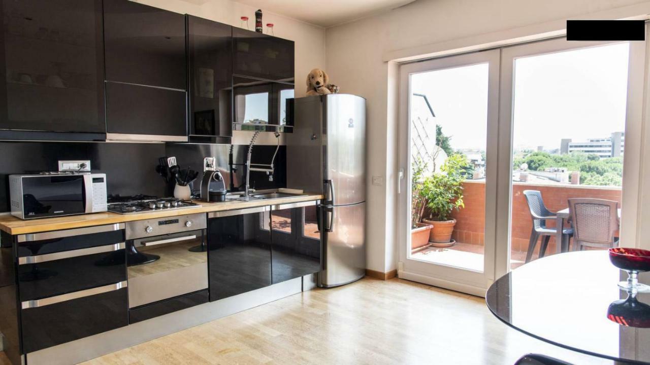 Modern Penthouse Apartment Roma Exterior foto